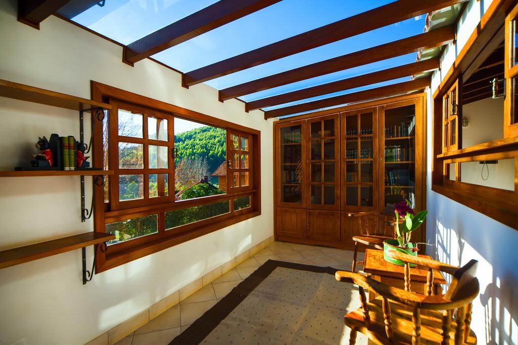 Pousada Dos Pinhos Hotel Pedra Azul  Bagian luar foto